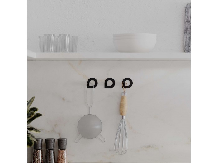 Закачалка PINO комплект 3 броя (черно)